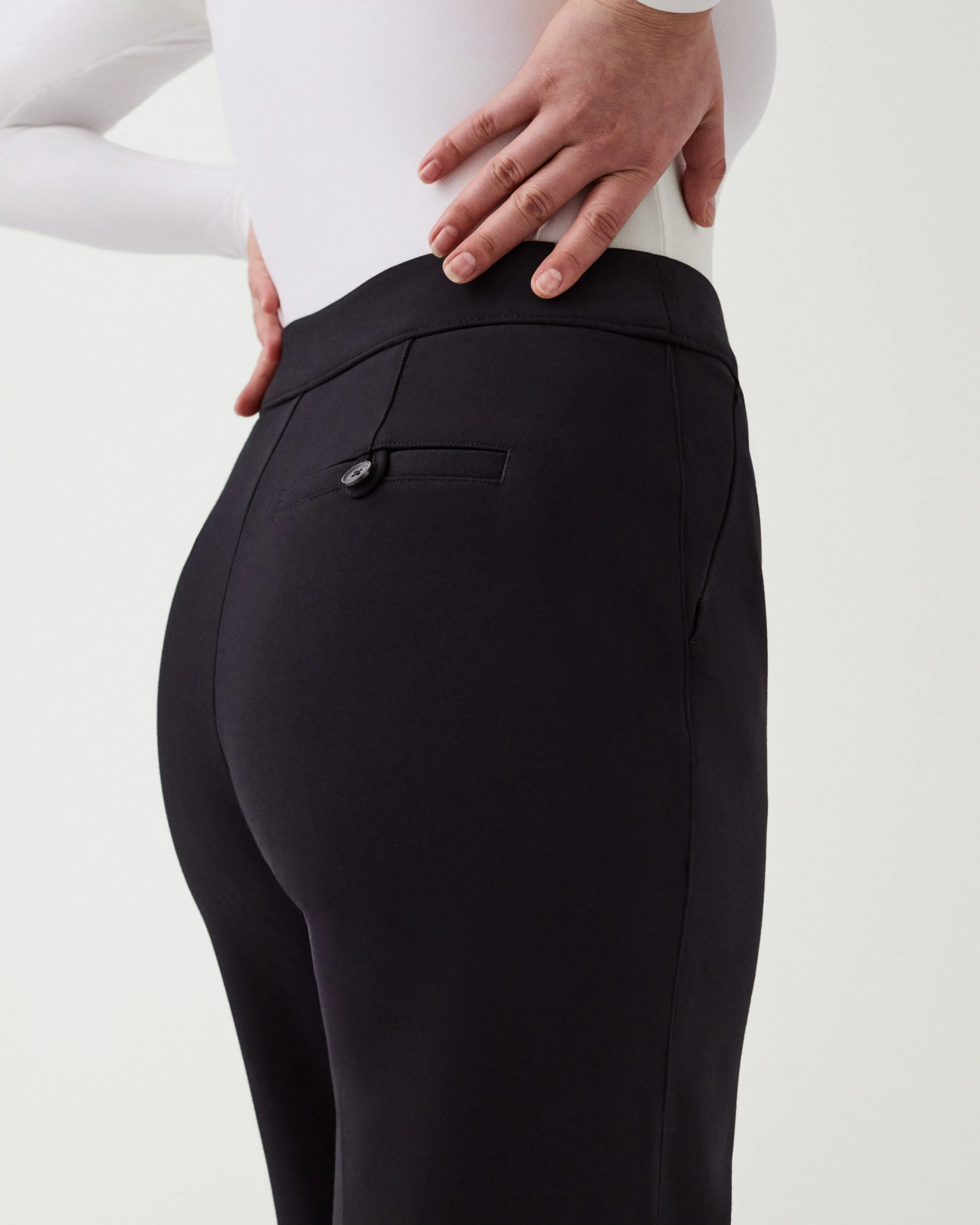 The Perfect Pant Wide Leg - Black | Spanx - Clearance