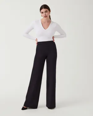 The Perfect Pant Wide Leg - Black | Spanx - Clearance