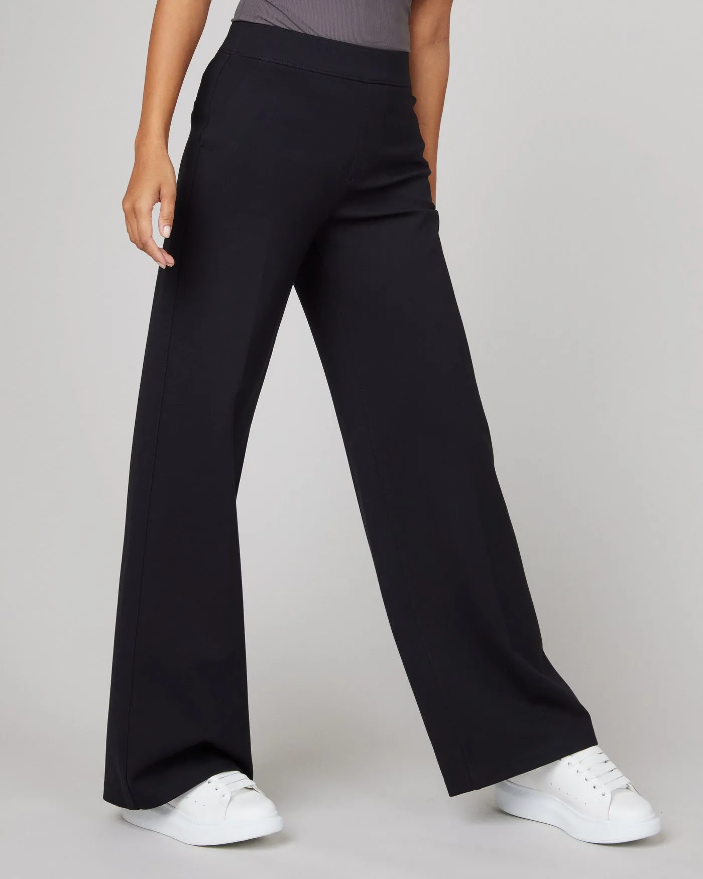 The Perfect Pant Wide Leg - Black | Spanx - Clearance