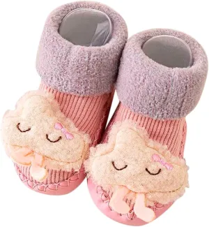 Toddler School Shoes Autumn and Winter Comfortable Baby Toddler Shoes Cute Cartoon Pattern Infant First Shoes
