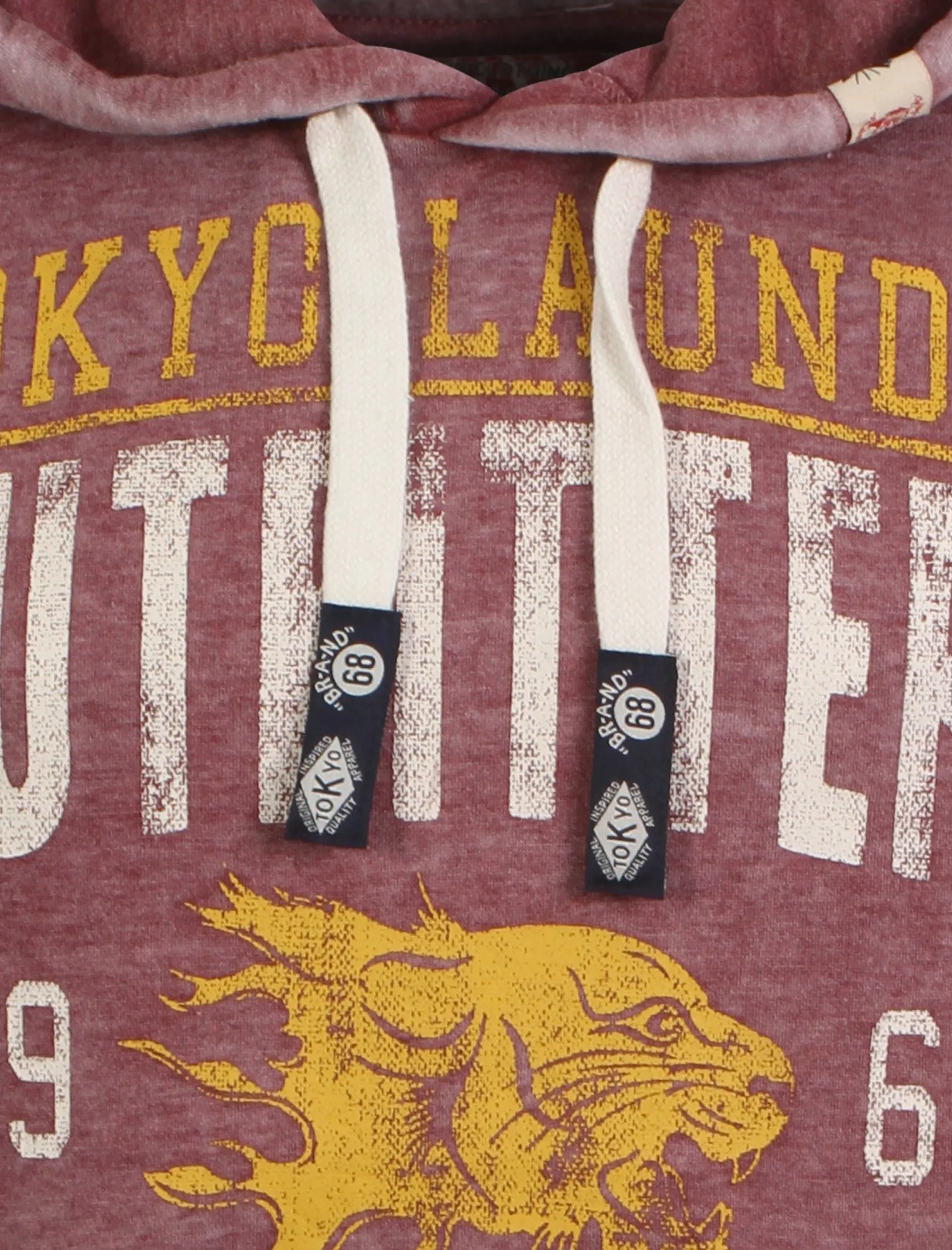 Tokyo Laundry Maine oxblood hoodie