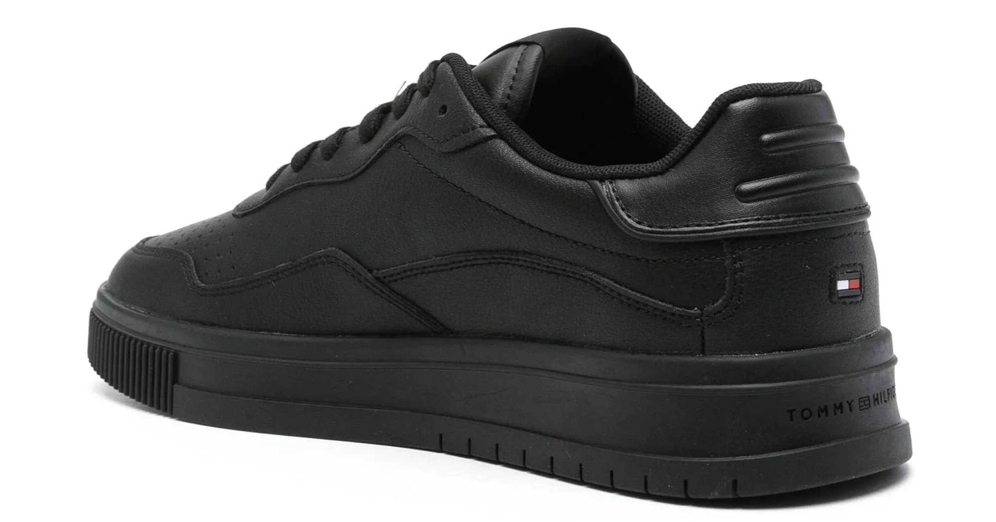 TOMMY HILFIGER Signature Tape Lace-Up Cupsole Trainers