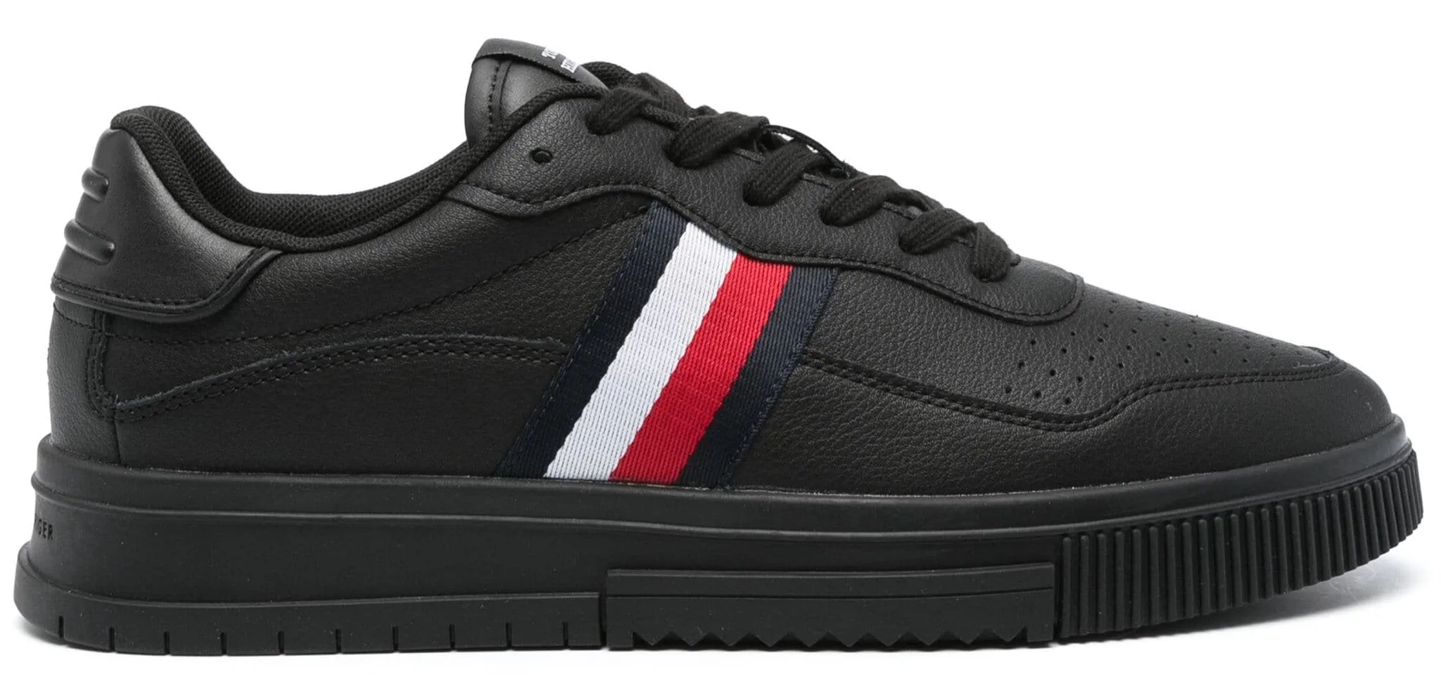 TOMMY HILFIGER Signature Tape Lace-Up Cupsole Trainers