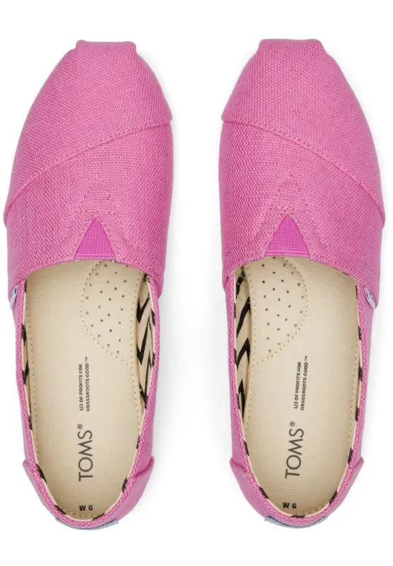 Toms Women Alpargata Pink Heritage Canvas