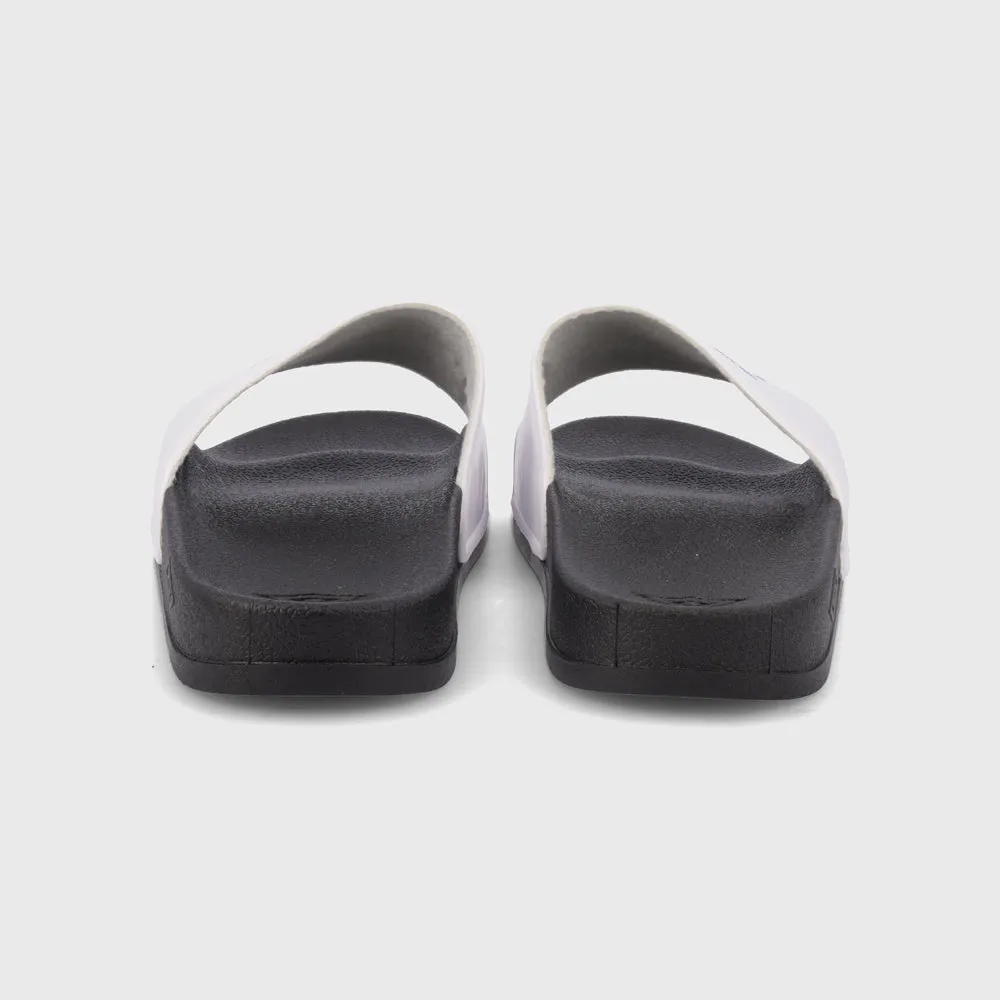 Umbro Mens Thumb Print Slide White/Black _ 182083 _ White