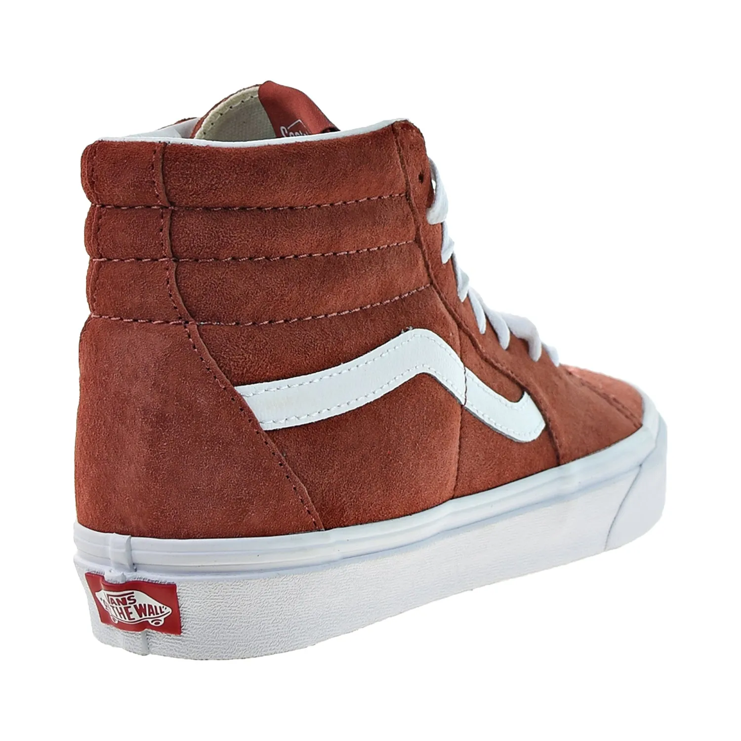 Vans Sk8-Hi Men's Shoes Burnt Brick-True White