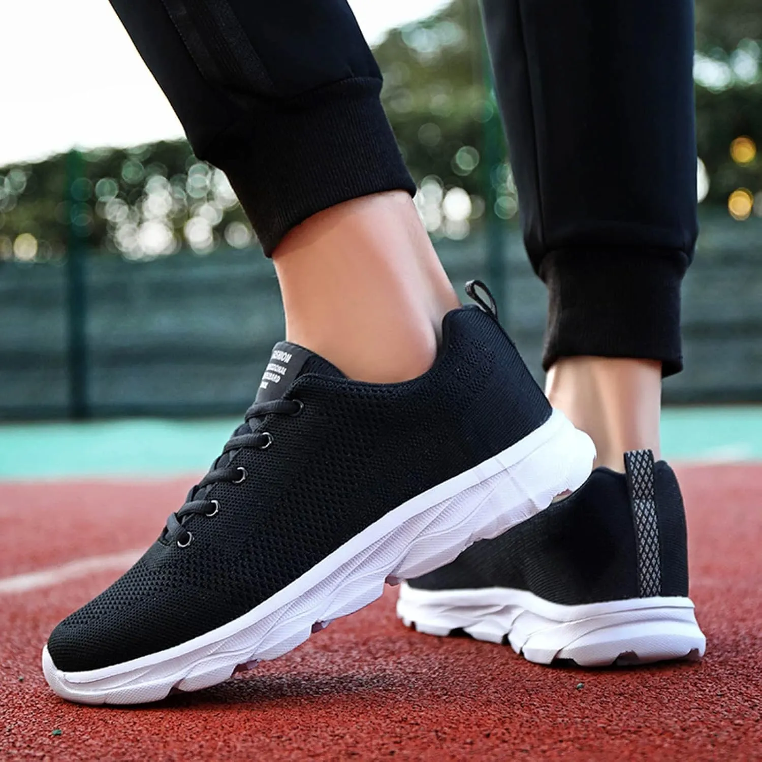 Womens Lace Up Sneakers Women Walking Tennis Shoes Non Slip Work Shoes Women Workout Men's Casual Shoes Fashion Sneakers White Tennis Shoe Cross Trainer Shoe