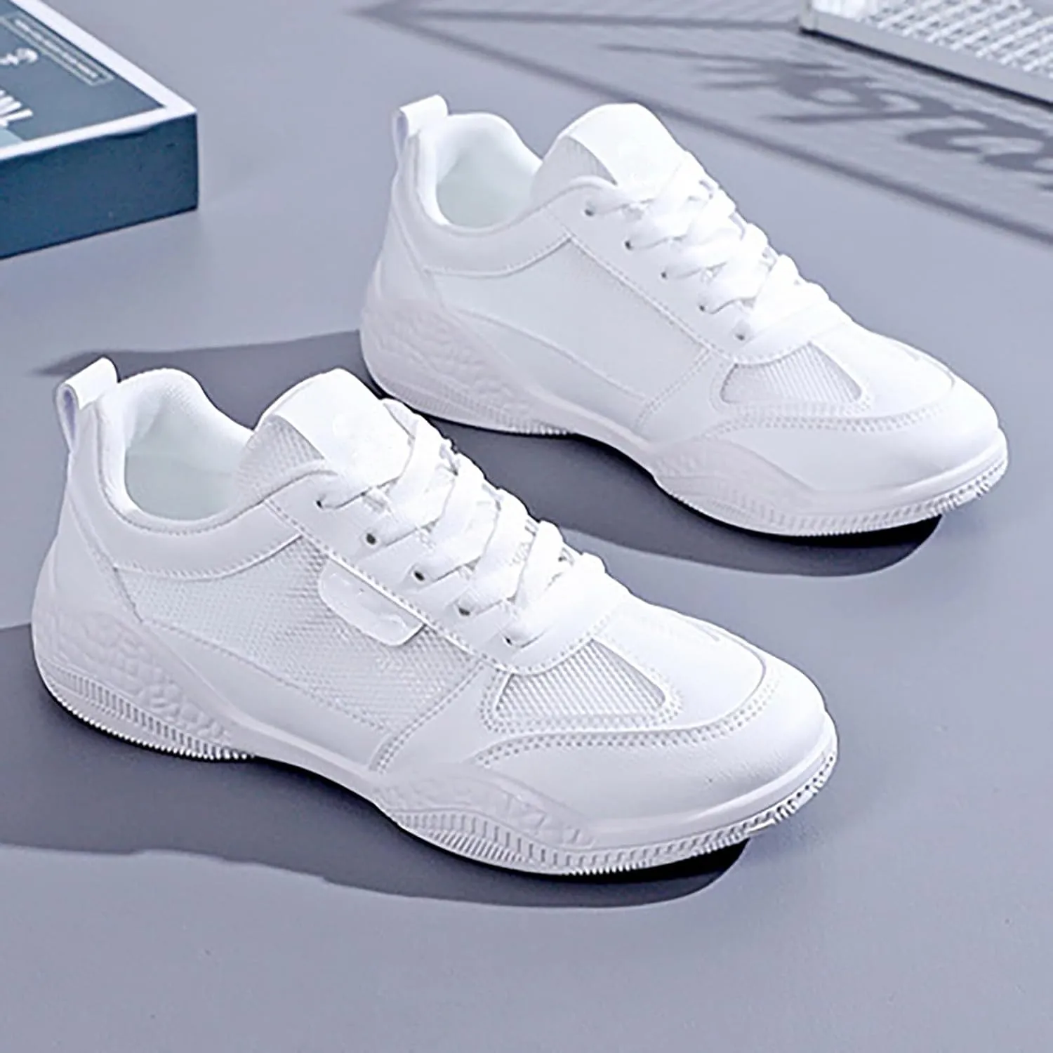 Womens Lace Up Sneakers Women Walking Tennis Shoes Tennis Shoes Womens Walking Men's Casual Dress Shoes Black Platform Sneaker White Tennis Shoe Trainers Shoe
