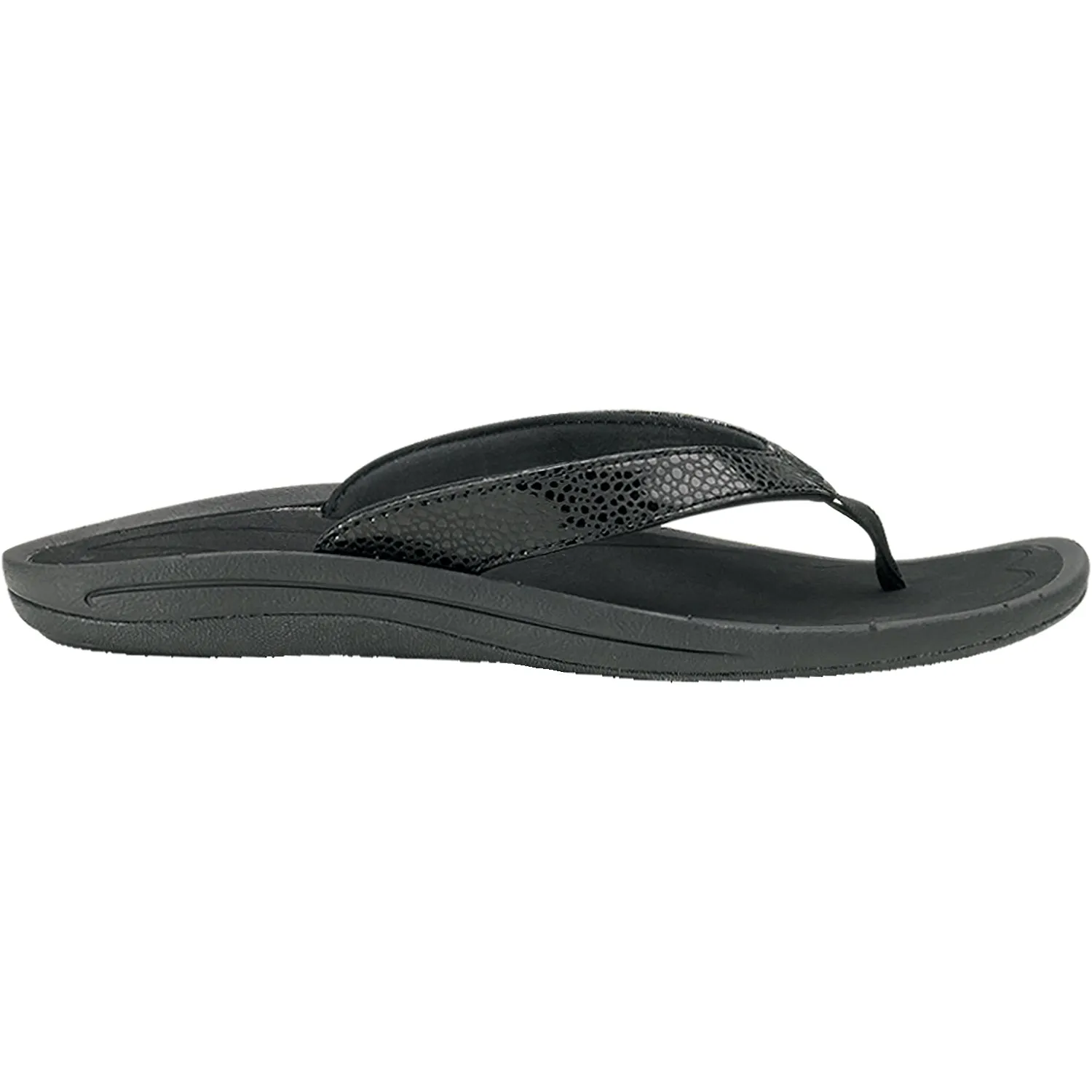 Women's OluKai Kulapa Kai Black/Black Synthetic