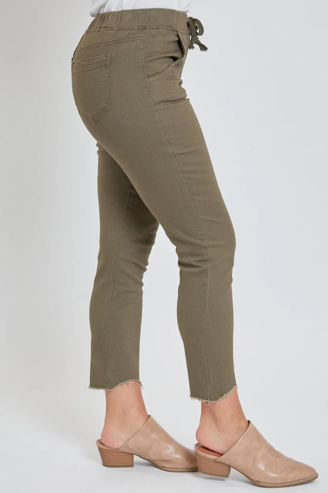Women's Petite Dog Bite Hem Joggers