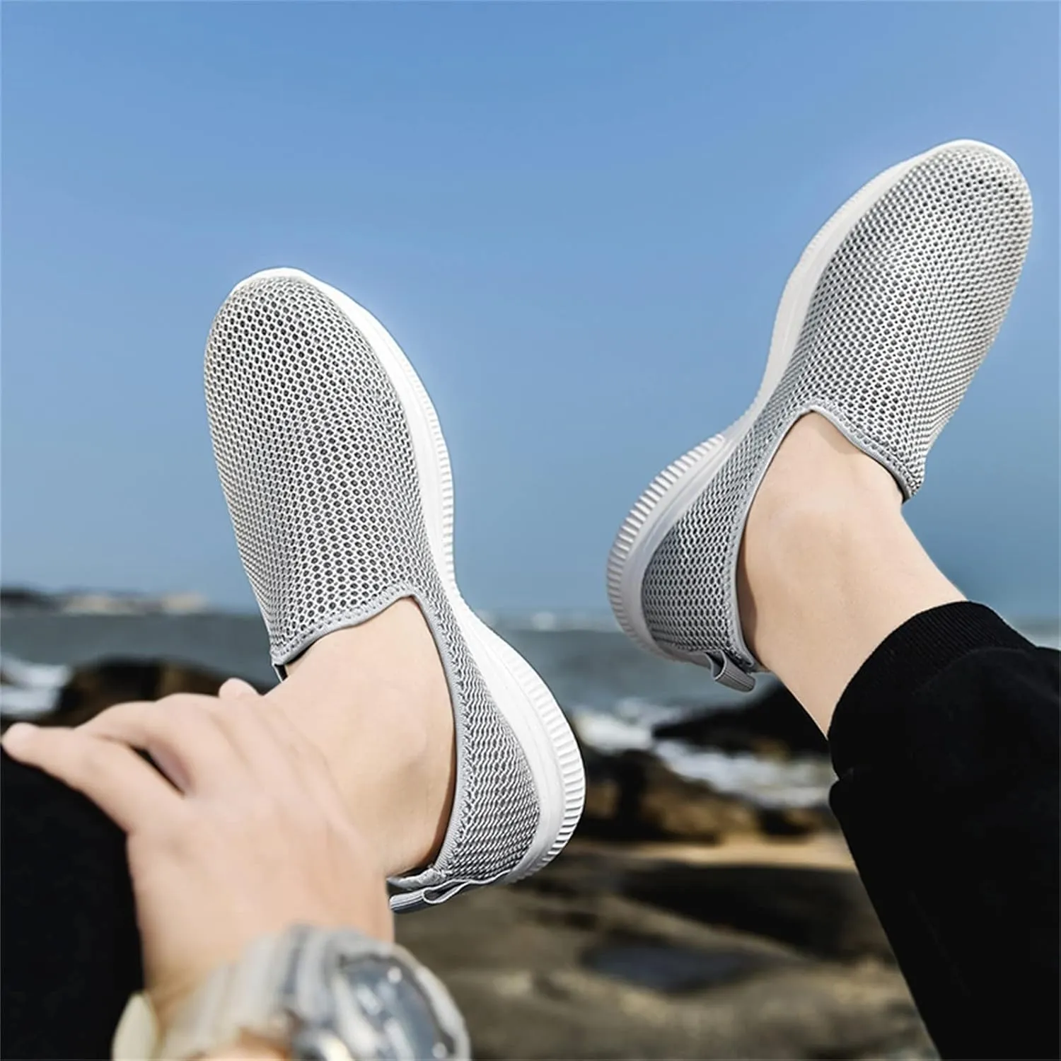 Womens Running Shoes Lightweight Tennis Shoes Non Slip Mens Running Shoes Dressy Women's Shoes Casual Fashion Sneakers White Tennis Shoe Trainers Shoe