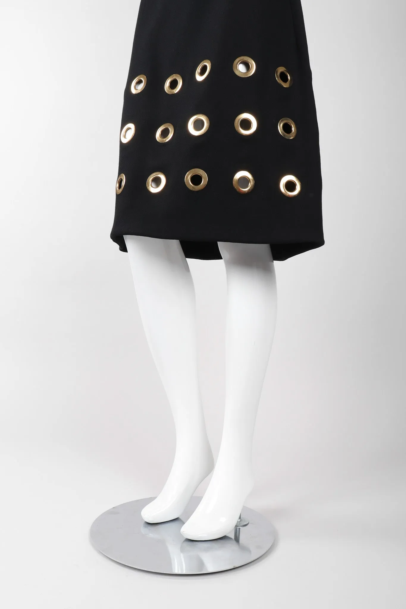 Wool Grommet Skirt