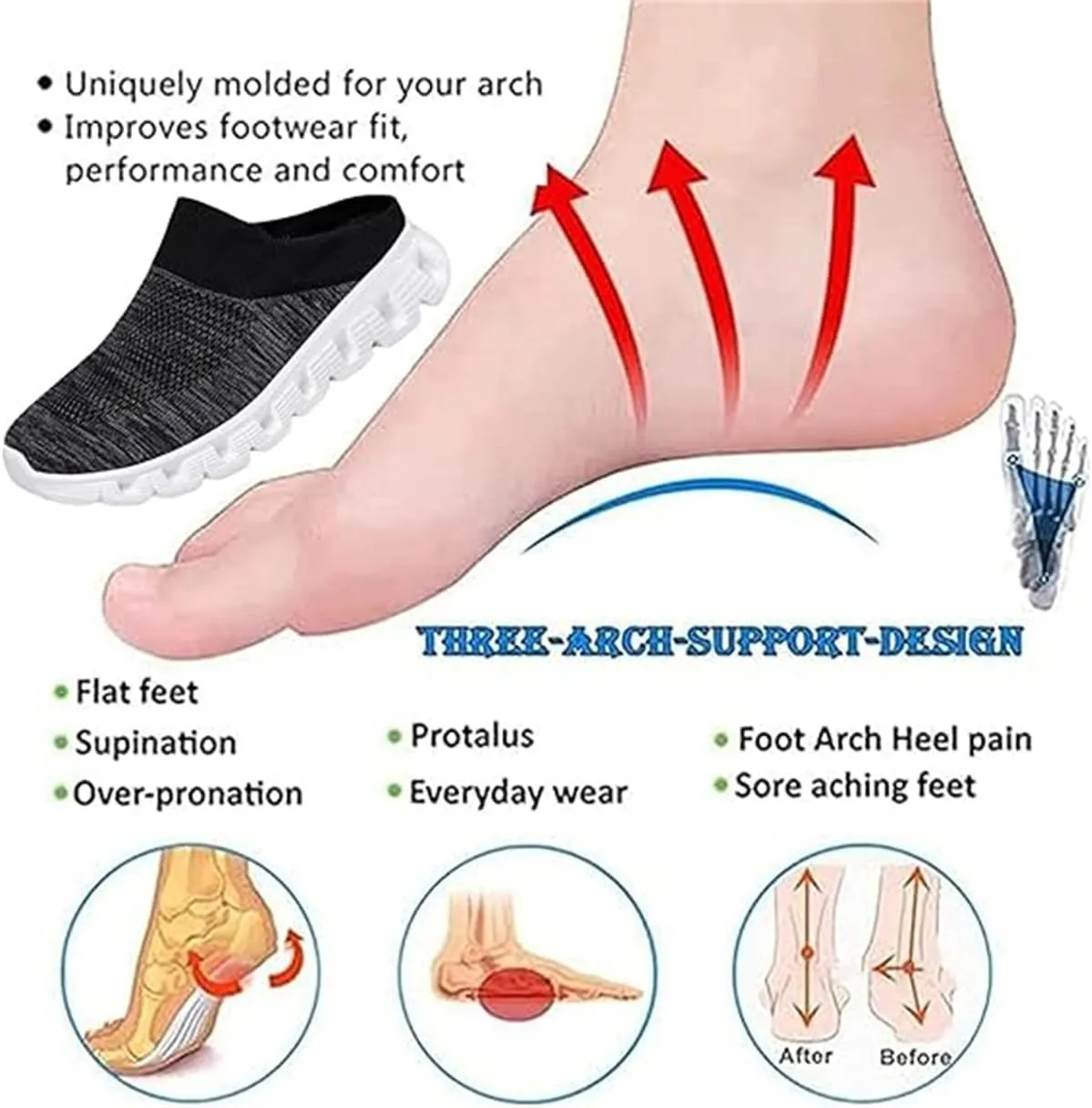 Woven Breathable Half Slippers for Men,Summer Casual Hollow Out Mesh Slip On Slippers,Walking Mules with Arch Support