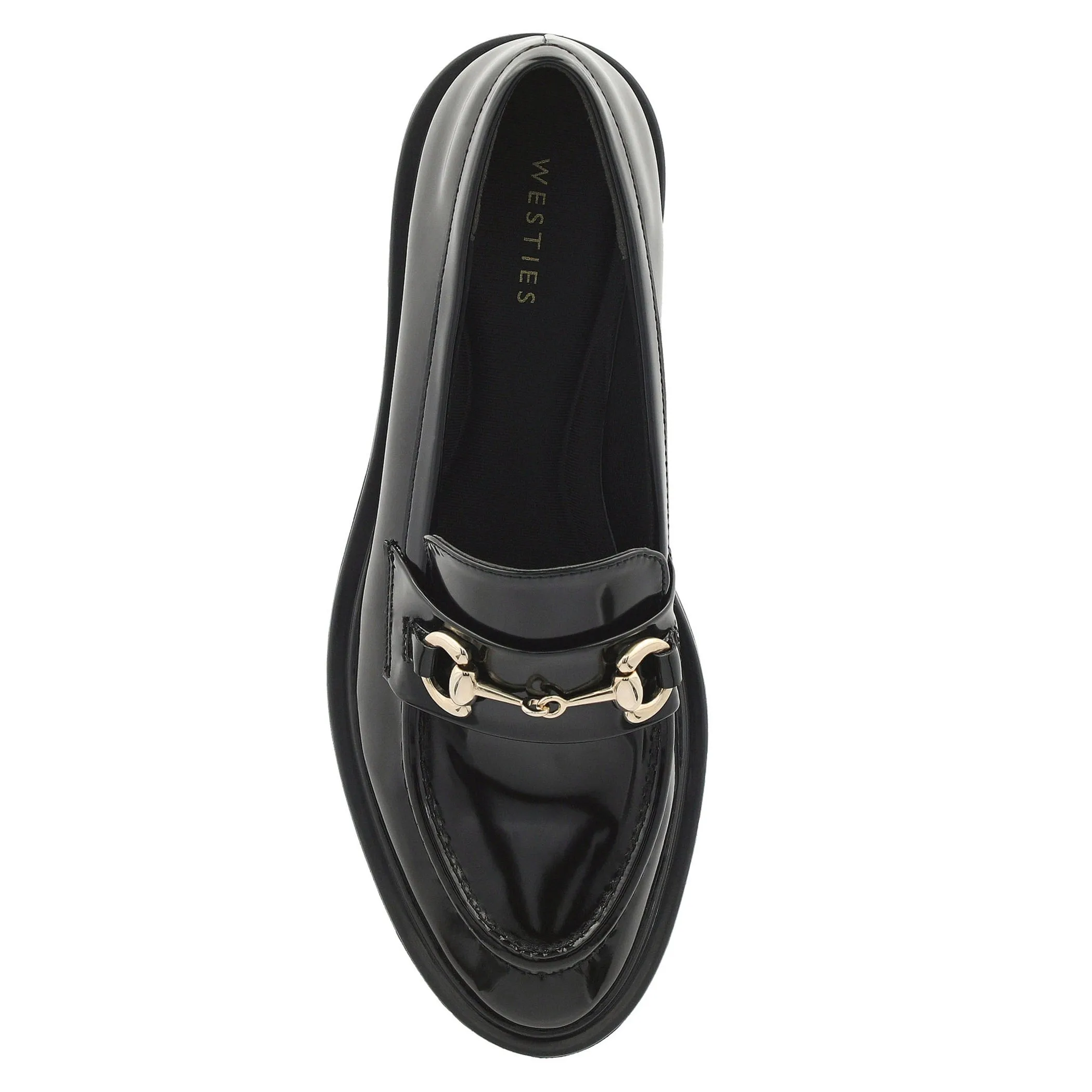 Zapato Tipo Mocasin Nojiko Sintetico Negro Westies