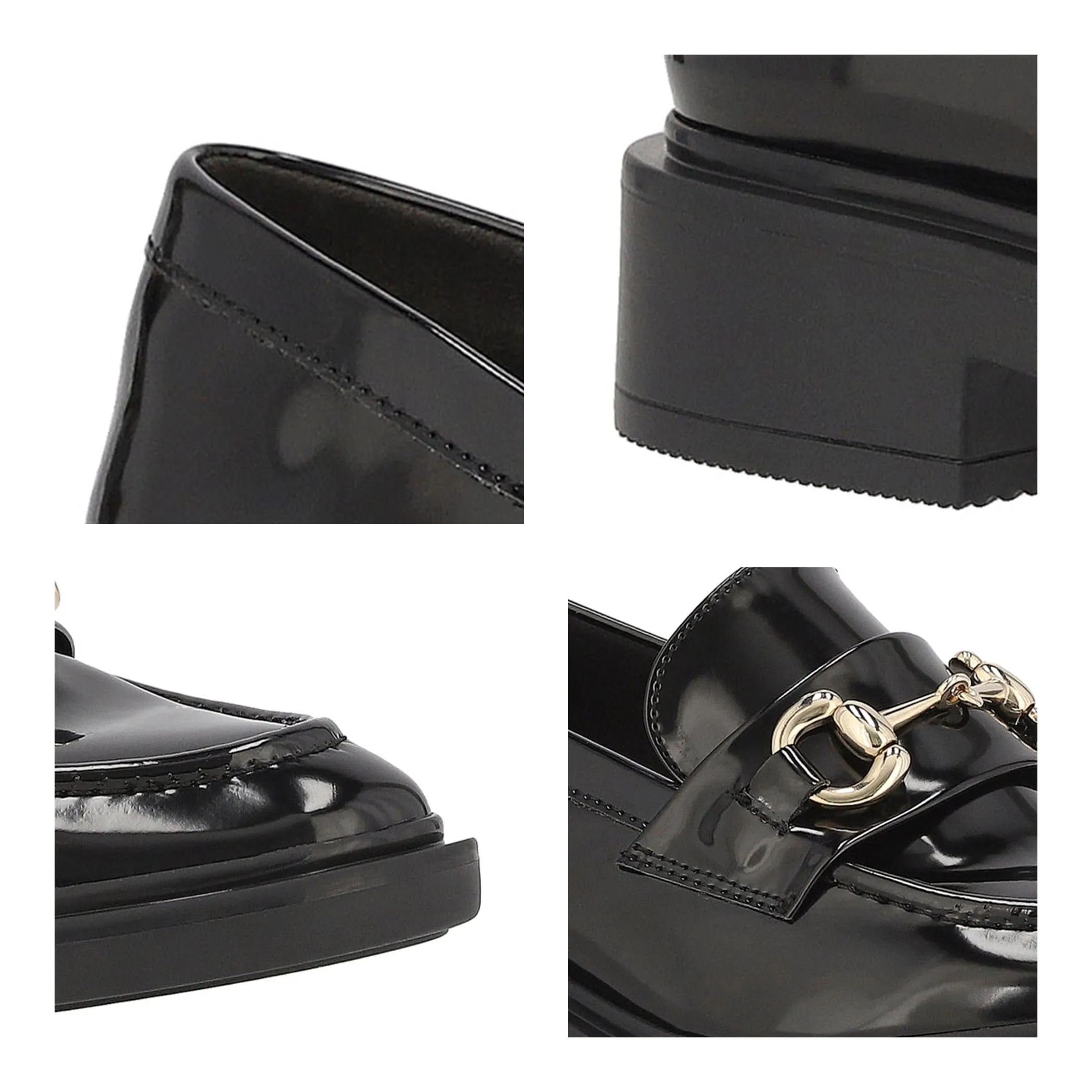 Zapato Tipo Mocasin Nojiko Sintetico Negro Westies